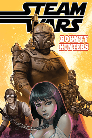 Imagen de apoyo de Steam Wars: Bounty Hunters #1
