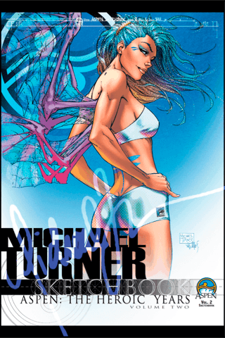 Imagen de apoyo de Michael Turner Sketchbook Aspen: The Heroic Years