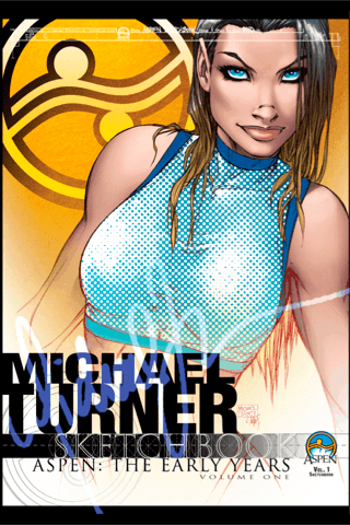 Imagen de apoyo de Michael Turner Sketchbook Aspen: The Early Years