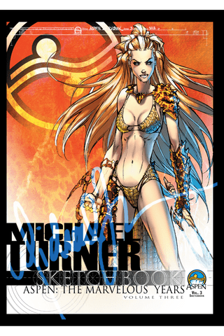 Imagen de apoyo de  Michael Turner Sketchbook   Aspen: The Marvelous Years Vol #3