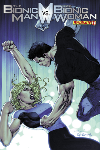 Imagen de apoyo de Bionic Man vs Bionic Woman #1