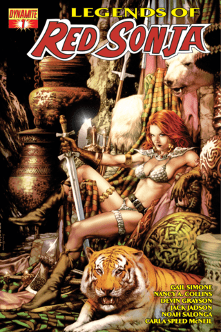 Imagen de apoyo de Legends of Red Sonja #1