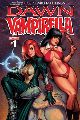 Imagen de apoyo de Dawn/Vampirella #1
