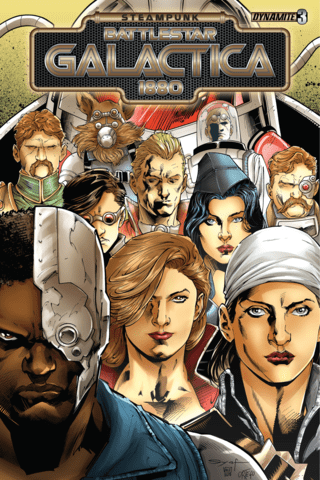 Imagen de apoyo de  Battlestar Galactica: Steampunk 1880 #3
