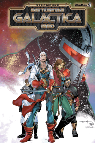 Imagen de apoyo de  Battlestar Galactica: Steampunk 1880 #4