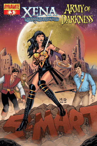 Imagen de apoyo de Xena: Warrior Princess vs Army of Darkness What Again? #3