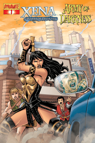 Imagen de apoyo de Xena: Warrior Princess vs Army of Darkness What Again? #1