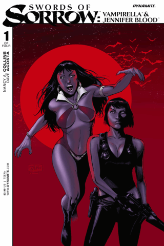 Imagen de apoyo de Swords Of Sorrow: Vampirella & Jennifer Blood #1