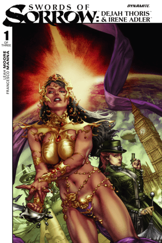 Imagen de apoyo de  Swords Of Sorrow: Swords Of Sorrow: Dejah Thoris & Irene Adler #1