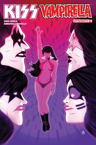 Imagen de apoyo de Kiss/Vampirella #3