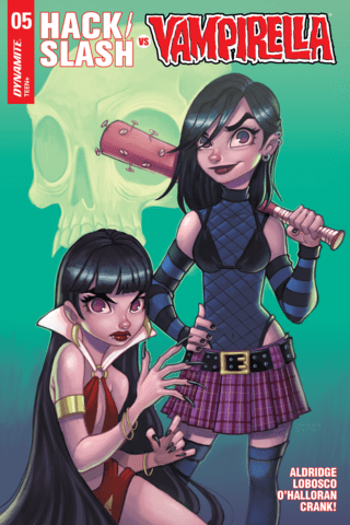Imagen de apoyo de  Hack/Slash vs Vampirella #5