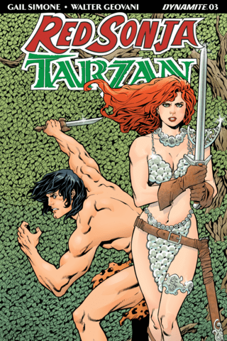 Imagen de apoyo de  Red Sonja/Tarzan #3