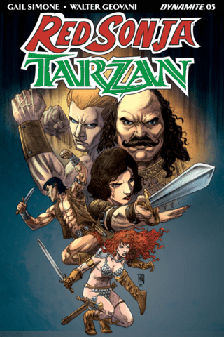 Imagen de apoyo de  Red Sonja/Tarzan #5