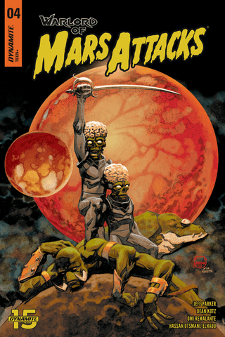 Imagen de apoyo de Warlord of Mars Attacks #4