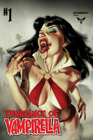 Imagen de apoyo de Vengeance of Vampirella #1