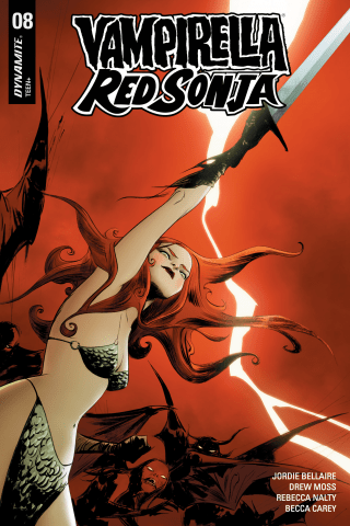 Imagen de apoyo de Vampirella/Red Sonja #8