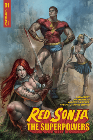 Imagen de apoyo de Red Sonja: The Super Powers #1