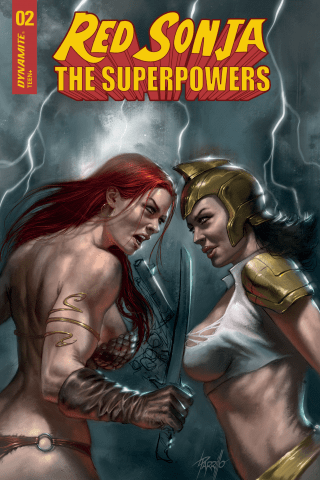 Imagen de apoyo de Red Sonja: The Super Powers #2