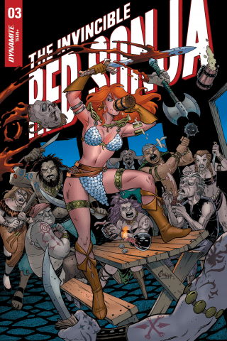 Imagen de apoyo de The Invincible Red Sonja #3