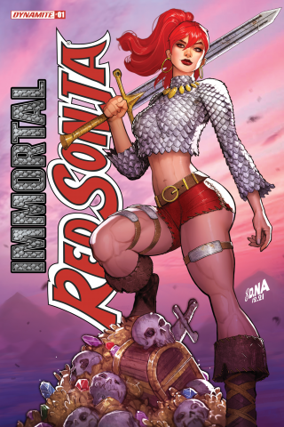 Imagen de apoyo de Immortal Red Sonja #1