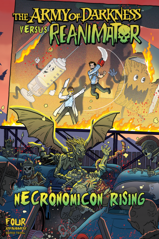 Imagen de apoyo de Army of Darkness Vs Reanimator: Necronomicon Rising Vol 1 #4