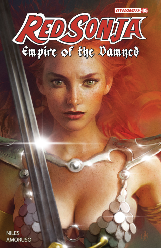 Imagen de apoyo de Red Sonja: Empire of the Damned #5