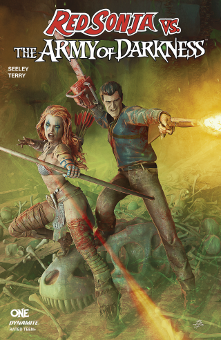 Imagen de apoyo de  Red Sonja vs The Army of Darkness #1