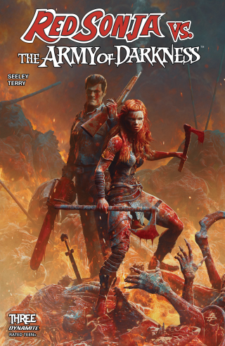 Imagen de apoyo de  Red Sonja vs The Army of Darkness #3