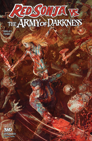 Imagen de apoyo de  Red Sonja vs The Army of Darkness #2
