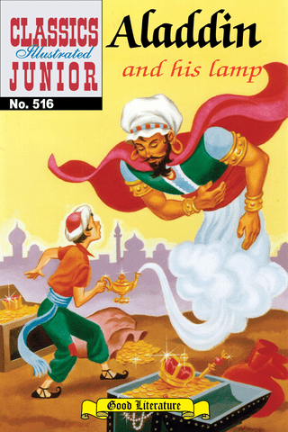 Imagen de apoyo de Aladdin and his Lamp Classics Illustrated Junior #516