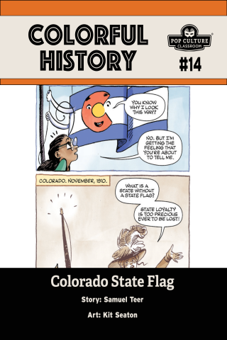 Imagen de apoyo de Colorful History #14: Colorado State Flag