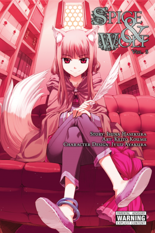 Imagen de apoyo de  Spice and Wolf, Vol 5 (manga)