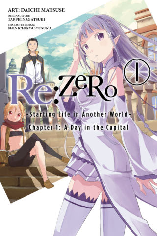 Imagen de apoyo de Re:ZERO Starting Life in Another World , Chapter 1: A Day in the Capital, Vol 1 (manga)
