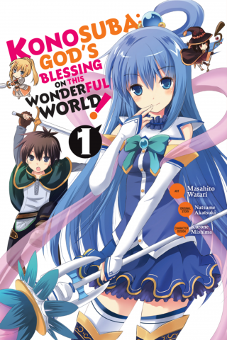 Imagen de apoyo de  Konosuba: God's Blessing on This Wonderful World!, Vol 1 (manga)