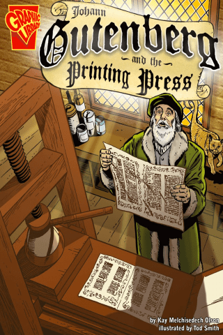 Imagen de apoyo de Graphic Biographies: Johann Gutenberg and the Printing Press