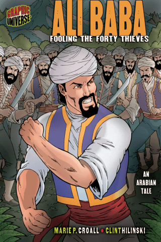Imagen de apoyo de  Graphic Myths and Legends: Ali Baba: Fooling the Forty Thieves [An Arabian Tale]