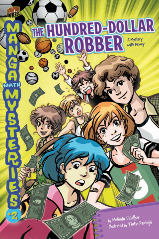 Imagen de apoyo de  Manga Math Mysteries: The Hundred Dollar Robber: A Mystery with Money