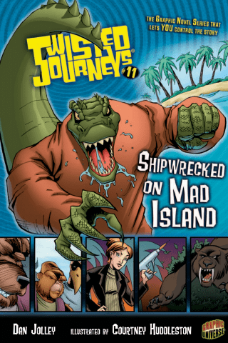 Imagen de apoyo de  Twisted Journeys: Book 11: Shipwrecked on Mad Island