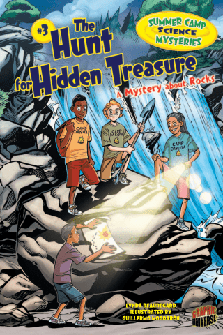 Imagen de apoyo de  Summer Camp Science Mysteries: The Hunt for Hidden Treasure: A Mystery about Rocks