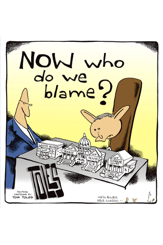 Imagen de apoyo de  NOW Who Do We Blame?: Political Cartoons by Tom Toles