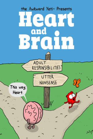 Imagen de apoyo de  Heart and Brain: An Awkward Yeti Collection