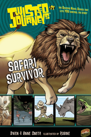 Imagen de apoyo de  Twisted Journeys: Book 21: Safari Survivor