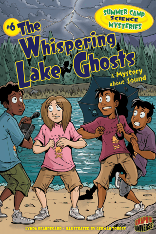 Imagen de apoyo de  Summer Camp Science Mysteries: The Whispering Lake Ghosts: A Mystery about Sound
