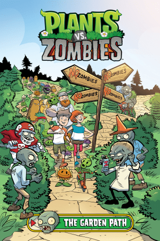 Imagen de apoyo de Plants vs Zombies Volume 16: The Garden Path