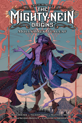 Imagen de apoyo de  Critical Role: The Mighty Nein Origins  Mollymauk Tealeaf