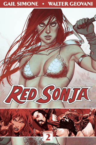 Imagen de apoyo de  Red Sonja Vol #2 The Art of Blood and Fire