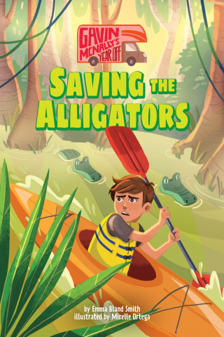 Imagen de apoyo de Gavin McNally's Year Off: Book 3: Saving the Alligators