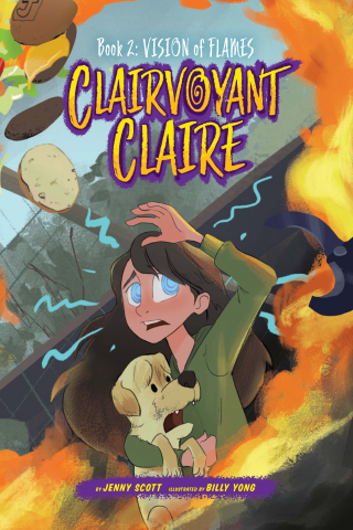 Imagen de apoyo de Clairvoyant Claire: Book 2: Vision of Flames
