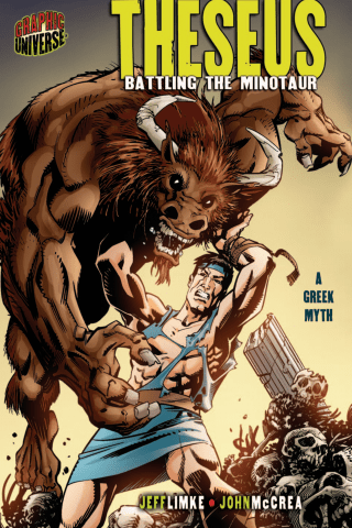 Imagen de apoyo de  Graphic Myths and Legends: Theseus: Battling the Minotaur [A Greek Myth]