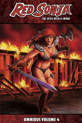 Imagen de apoyo de Red Sonja: She Devil With A Sword Omnibus Vol 4
